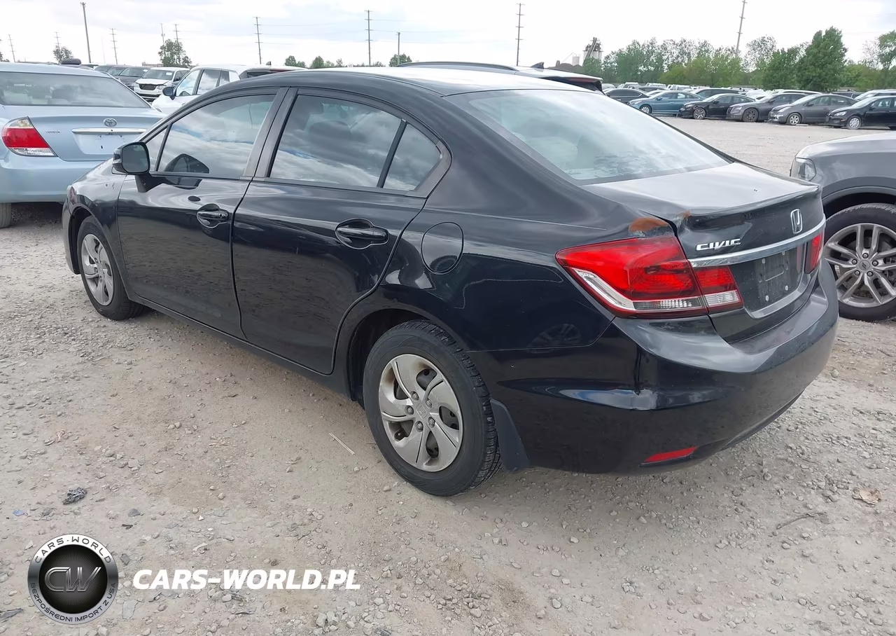 2013 Honda Civic Lx VIN:19XFB2F57DE021749 - 3