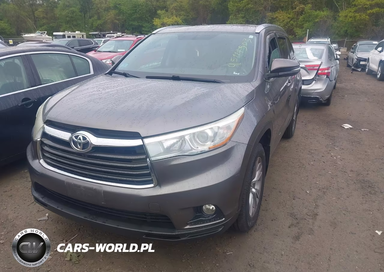 2015 Toyota Highlander Xle V6 VIN:5TDJKRFH5FS101475 - 2