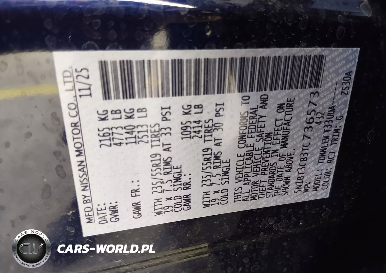2026 Nissan Rogue Sl VIN:5N1BT3CB3TC736573 - 9