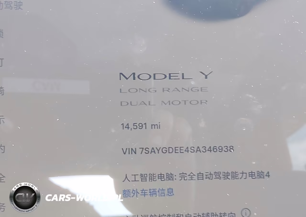 2025 Tesla Model Y Long Range Dual Motor All-Wheel Drive VIN:7SAYGDEE4SA346938 - 16