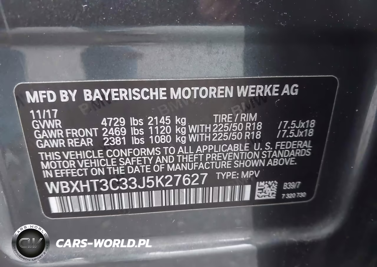 2018 BMW X1 xDrive28I VIN:WBXHT3C33J5K27627 - 9