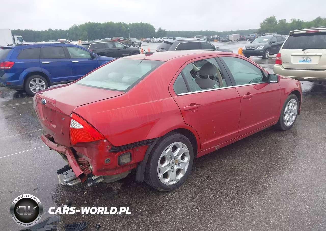 2010 Ford Fusion Se VIN:3FAHP0HA5AR297446 - 4