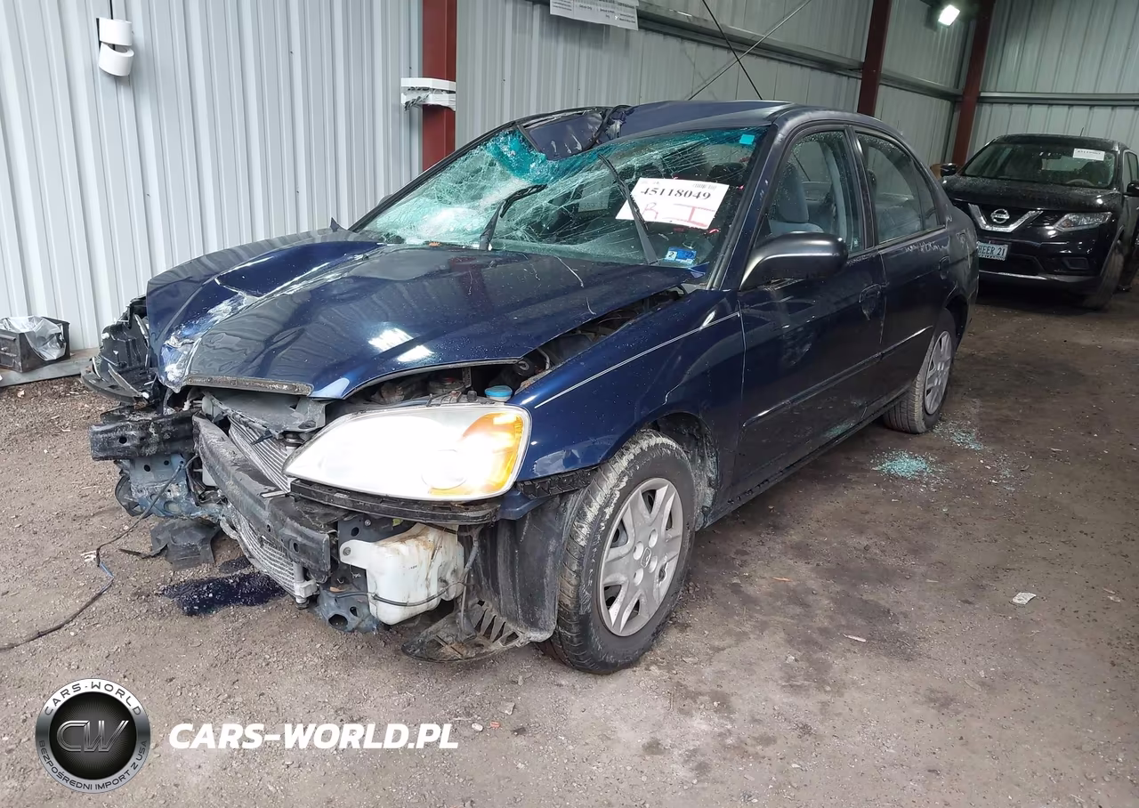 2003 Honda Civic Lx VIN:2HGES165X3H538697 - 2