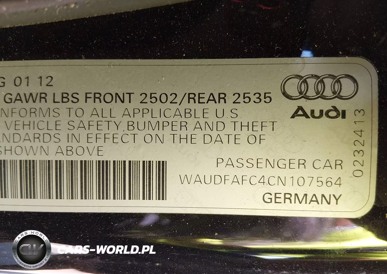 2012 Audi A6 2.0T Premium VIN:WAUDFAFC4CN107564 - 9