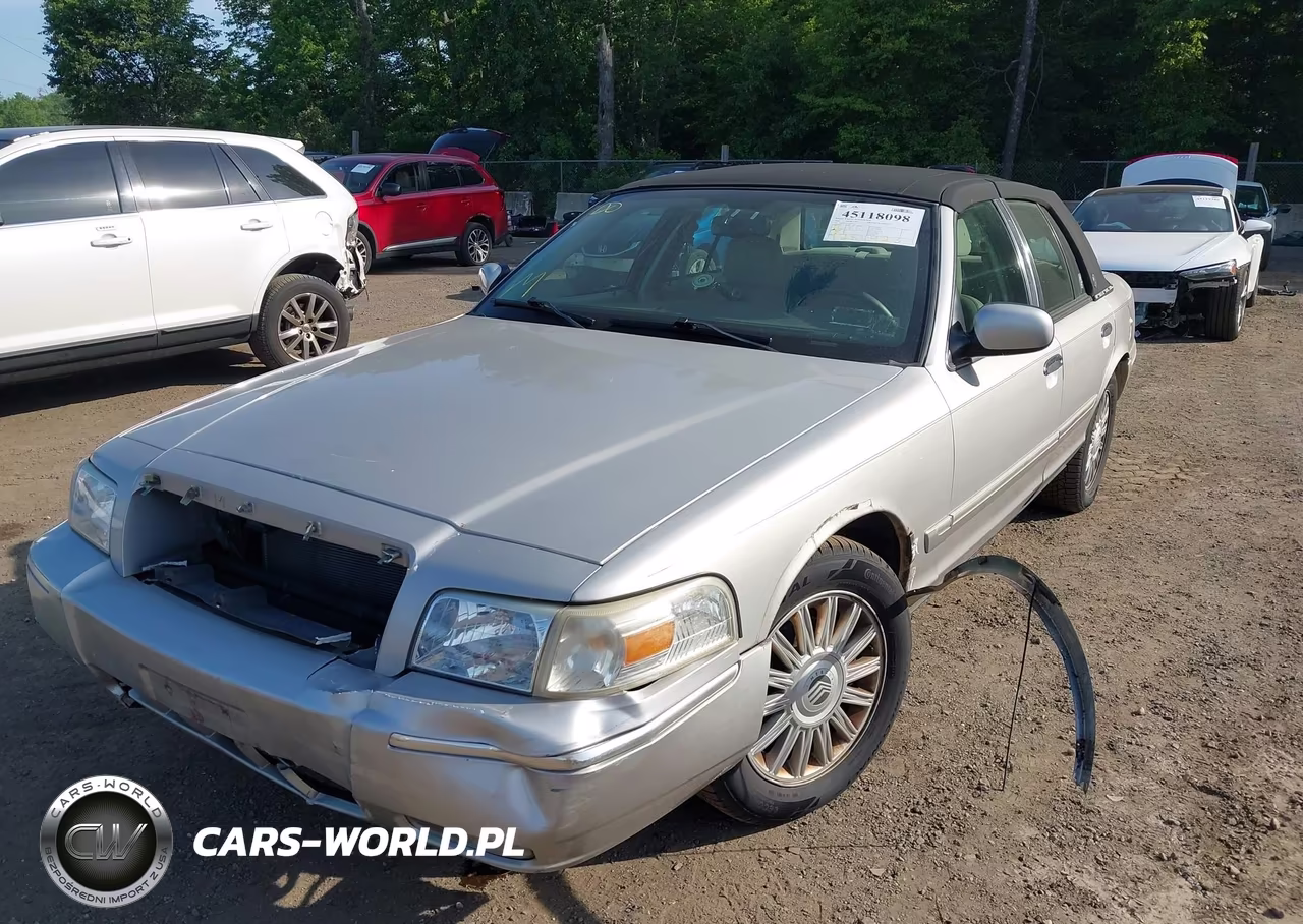 2008 Mercury Grand Marquis Ls VIN:2MEFM75V48X657844 - 2