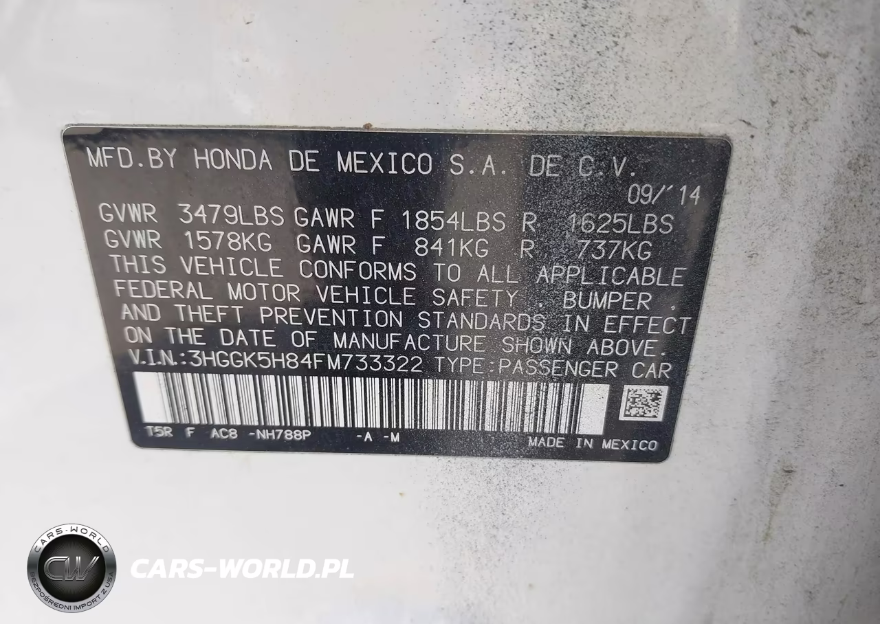 2015 Honda Fit Ex-Ex-L VIN:3HGGK5H84FM733322 - 9