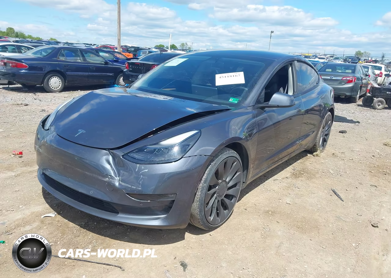 2022 Tesla Model 3 Performance Dual Motor All-Wheel Drive VIN:5YJ3E1EC0NF265291 - 2
