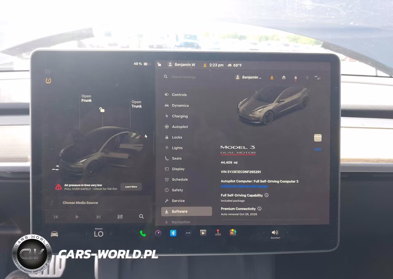 2022 Tesla Model 3 Performance Dual Motor All-Wheel Drive VIN:5YJ3E1EC0NF265291 - 7