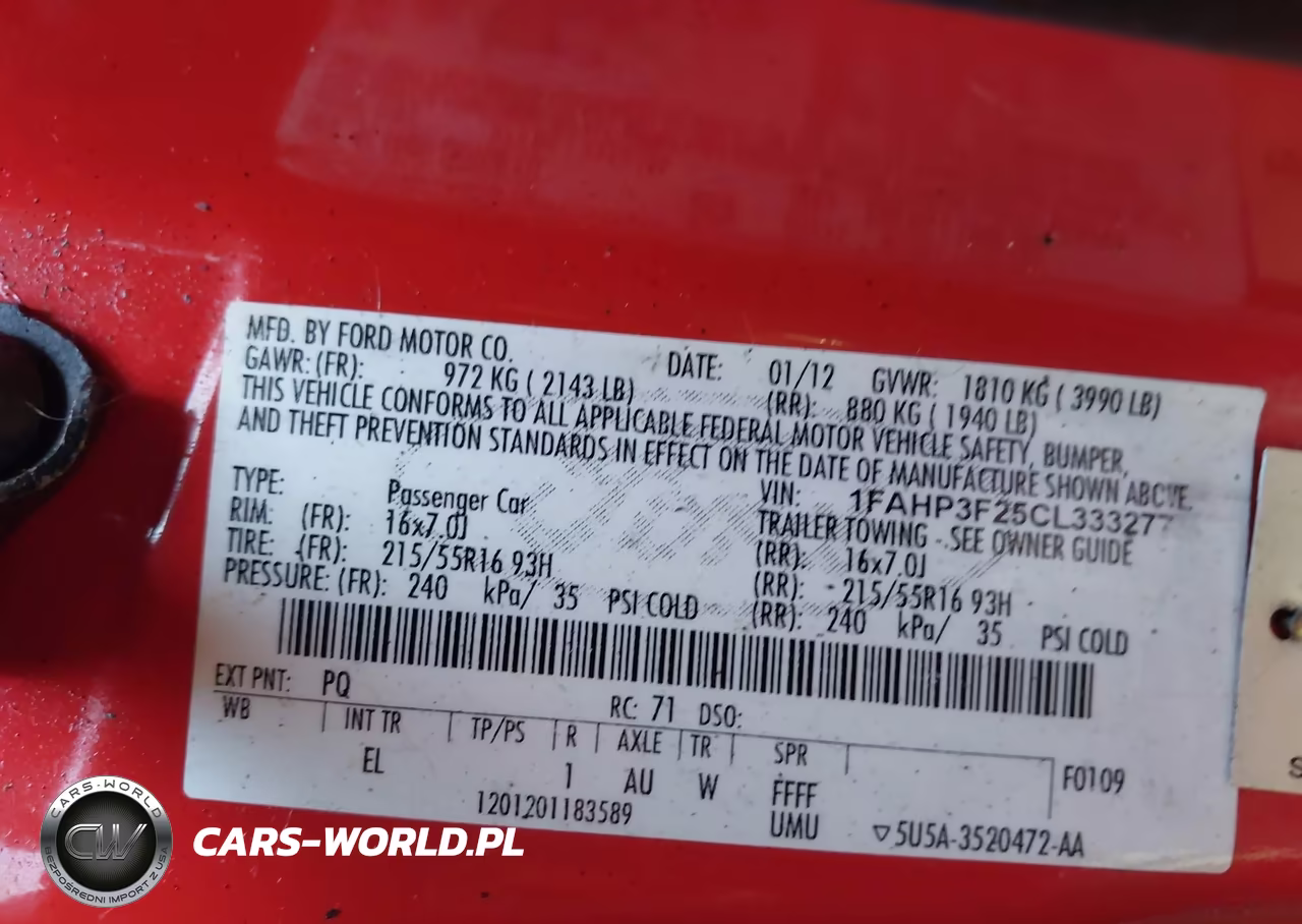 2012 Ford Focus Se VIN:1FAHP3F25CL333277 - 9