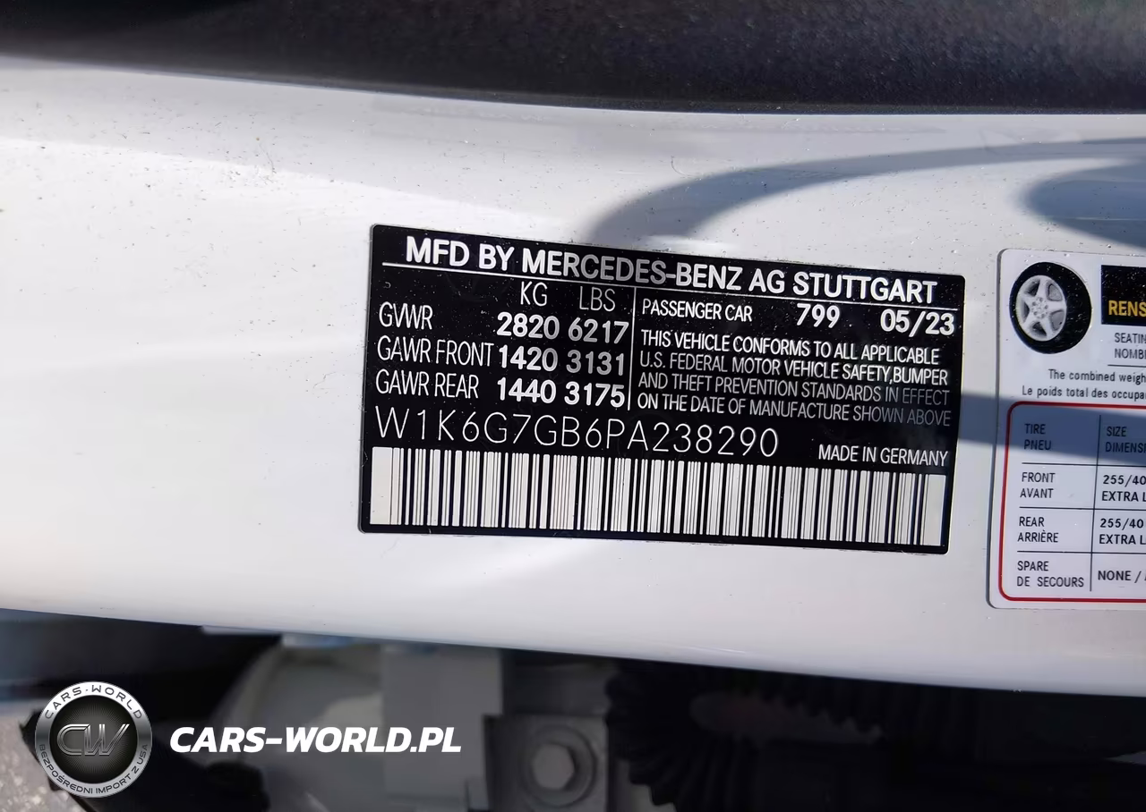 2023 Mercedes-Benz S 580 4Matic VIN:W1K6G7GB6PA238290 - 9