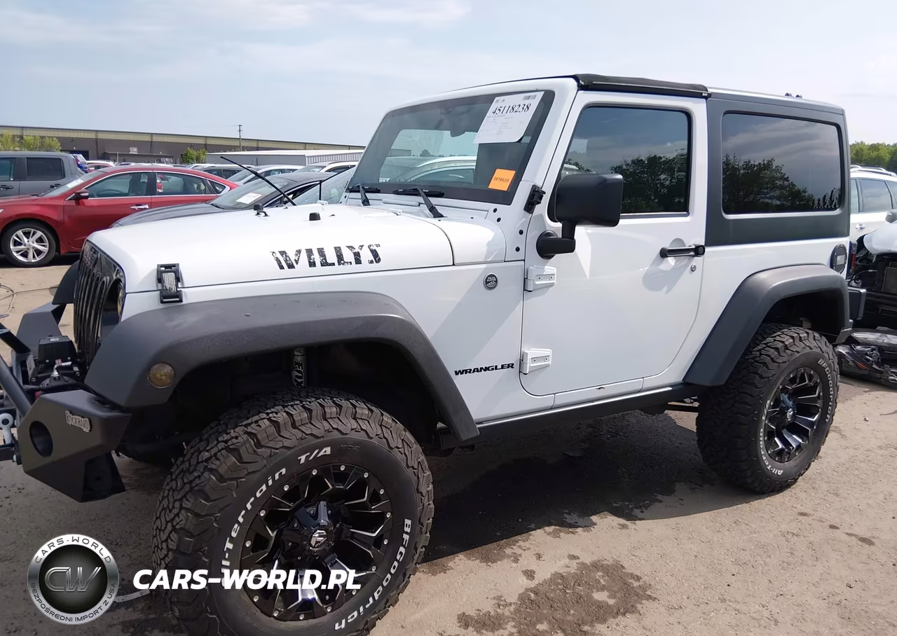 2014 Jeep Wrangler Willys Wheeler VIN:1C4AJWAG2EL253939 - 2