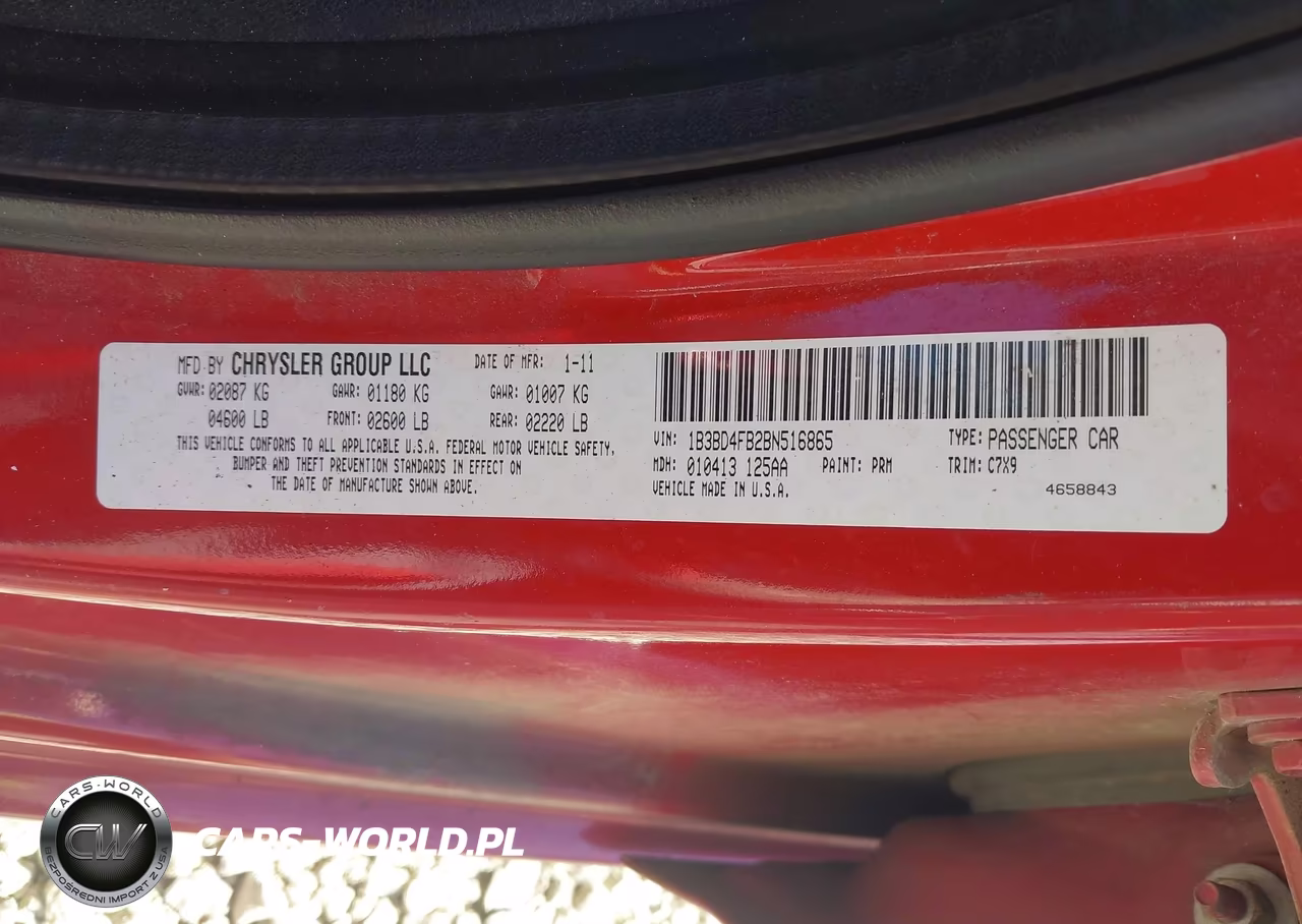 2011 Dodge Avenger Express VIN:1B3BD4FB2BN516865 - 9