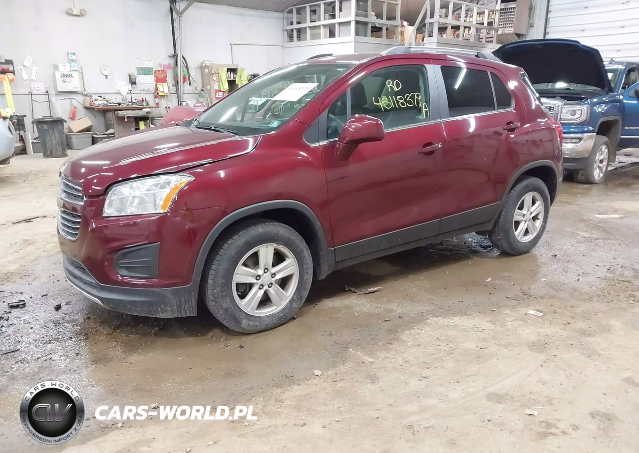 2016 Chevrolet Trax Lt VIN:3GNCJPSB4GL221204 - 2
