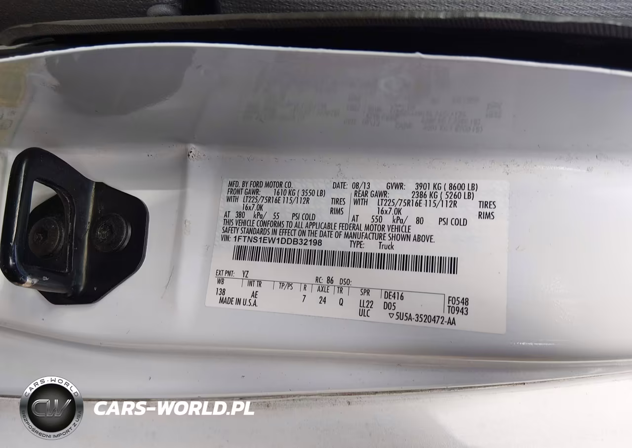 2013 Ford Econoline Cargo Van Commercial VIN:1FTNS1EW1DDB32198 - 9