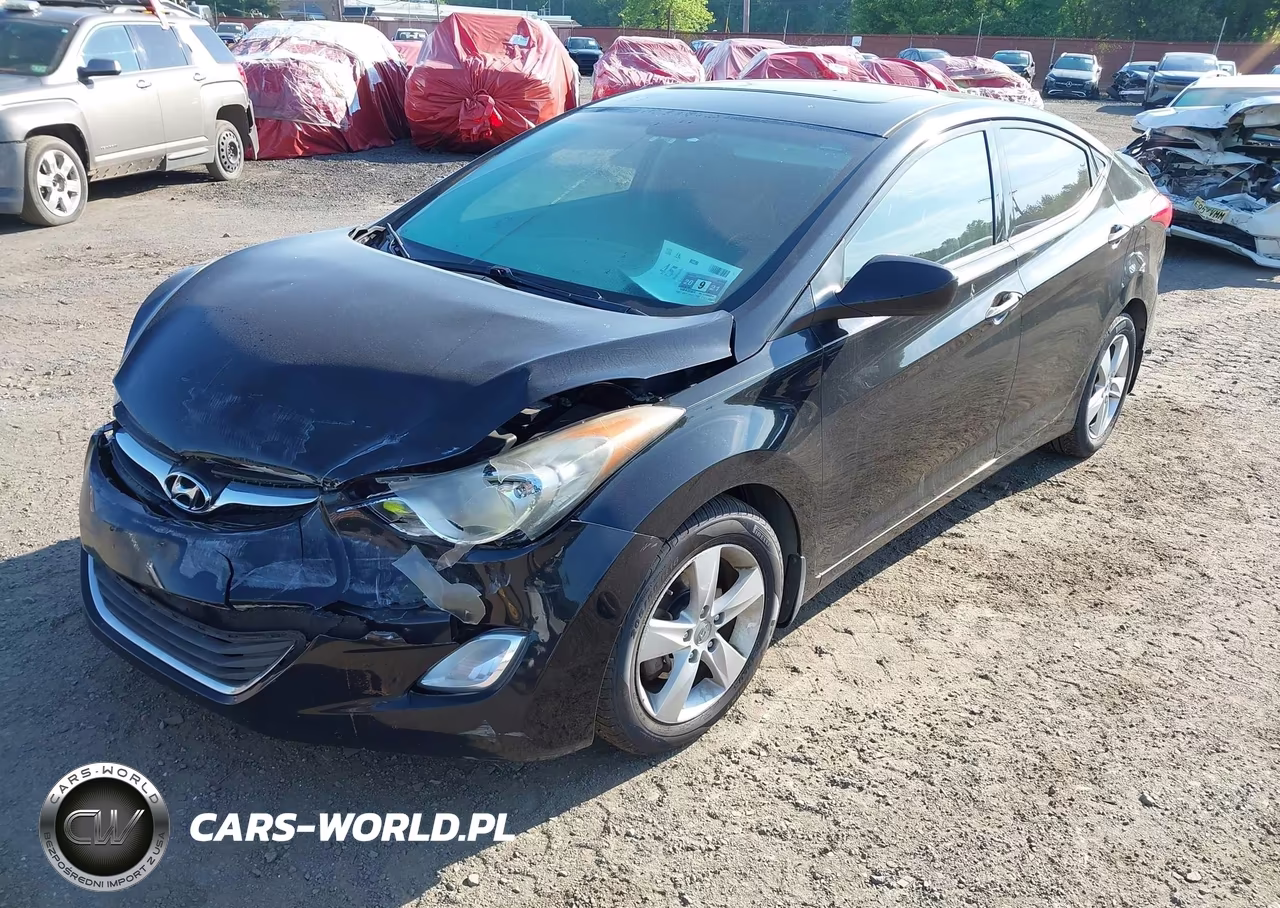2013 Hyundai Elantra Gls VIN:5NPDH4AE1DH213317 - 17