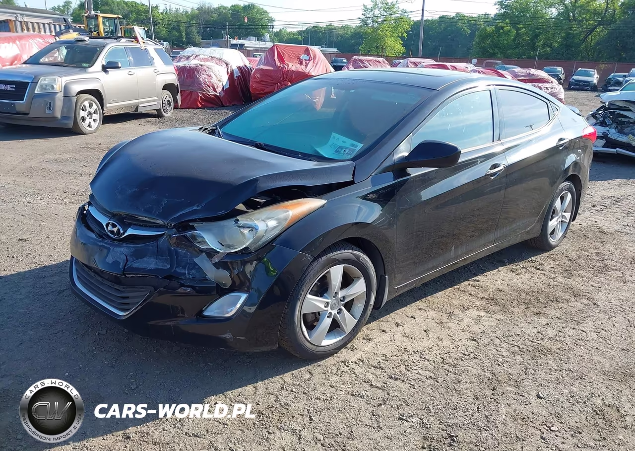 2013 Hyundai Elantra Gls VIN:5NPDH4AE1DH213317 - 2