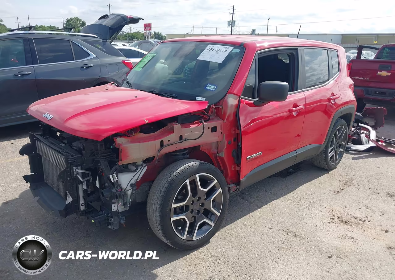 2020 Jeep Renegade Jeepster Fwd VIN:ZACNJAAB4LPL72476 - 2