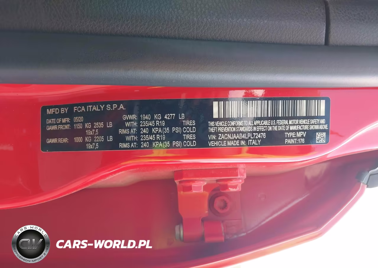 2020 Jeep Renegade Jeepster Fwd VIN:ZACNJAAB4LPL72476 - 9
