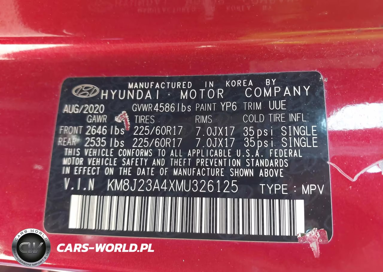 2021 Hyundai Tucson Se VIN:KM8J23A4XMU326125 - 9