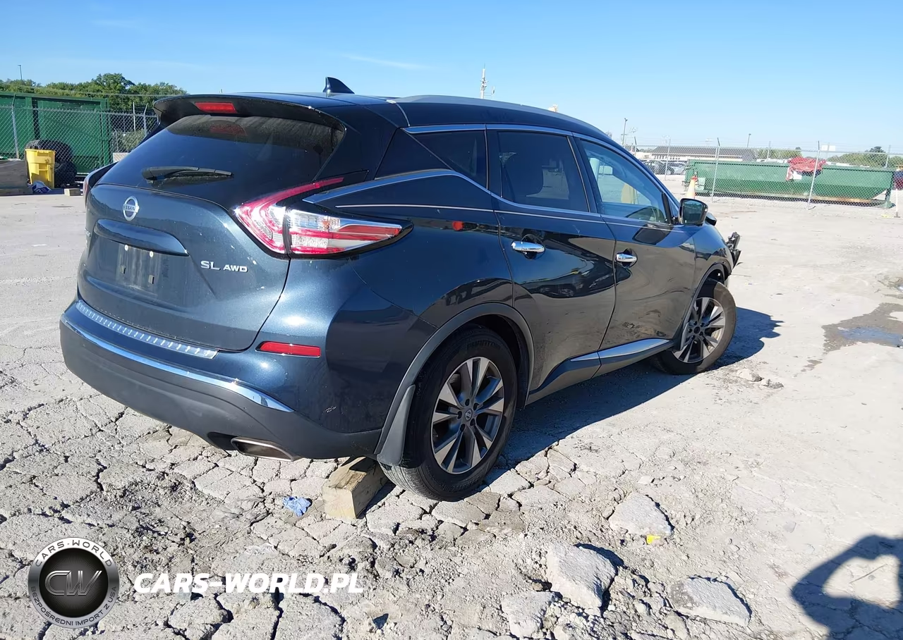 2017 Nissan Murano Sl VIN:5N1AZ2MH0HN184288 - 4