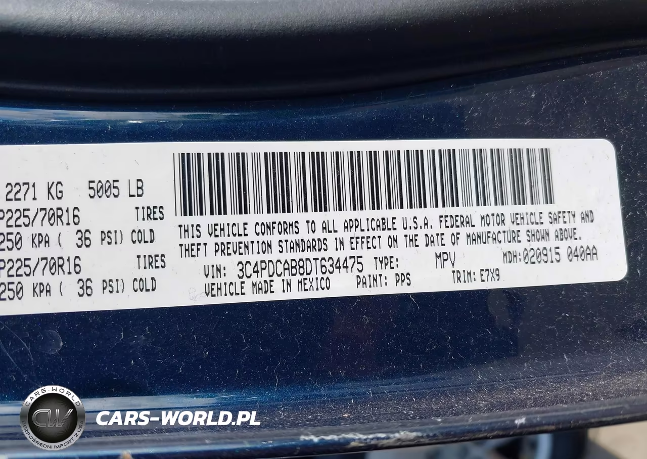 2013 Dodge Journey Se VIN:3C4PDCAB8DT634475 - 9