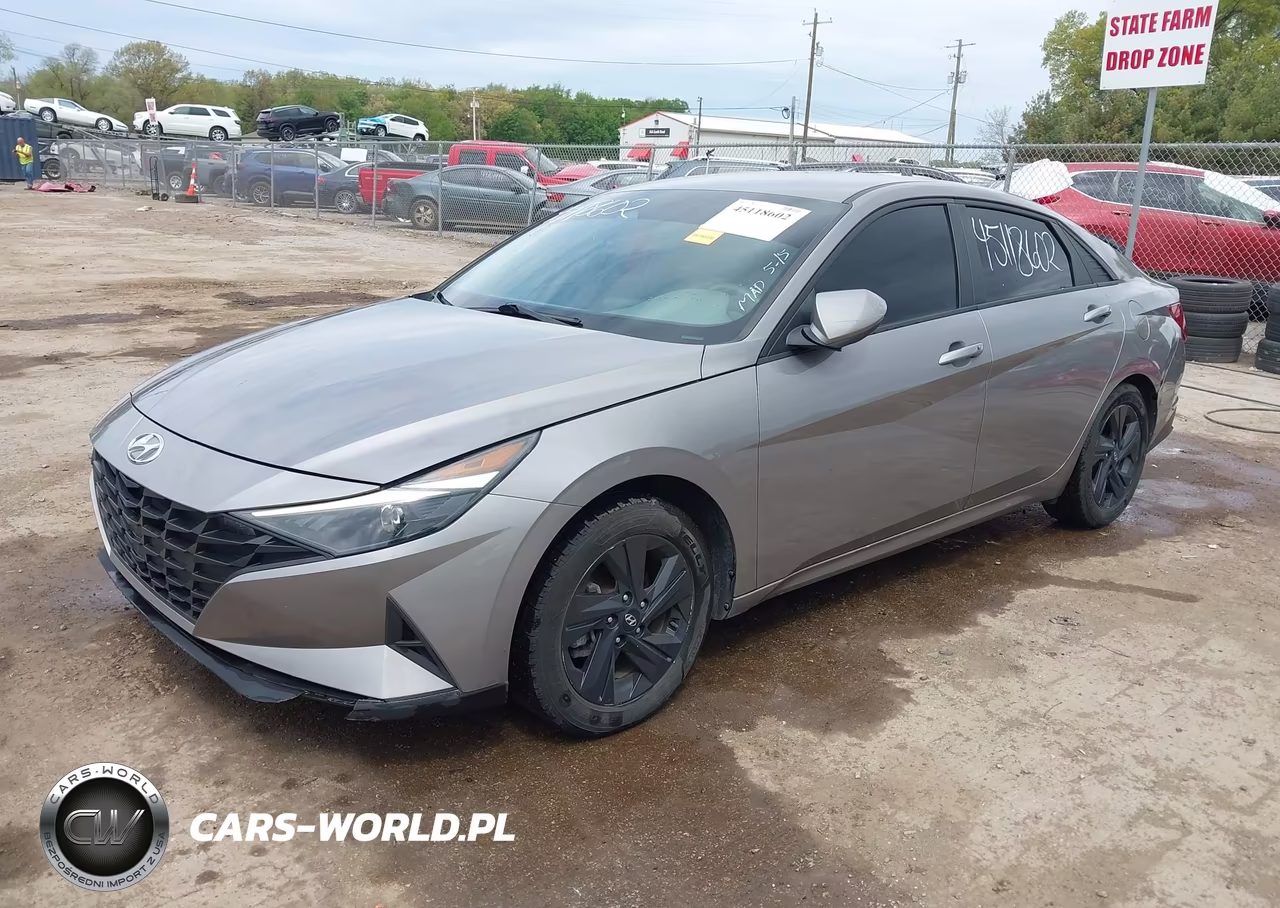 2021 Hyundai Elantra Sel VIN:KMHLM4AG9MU069977 - 2