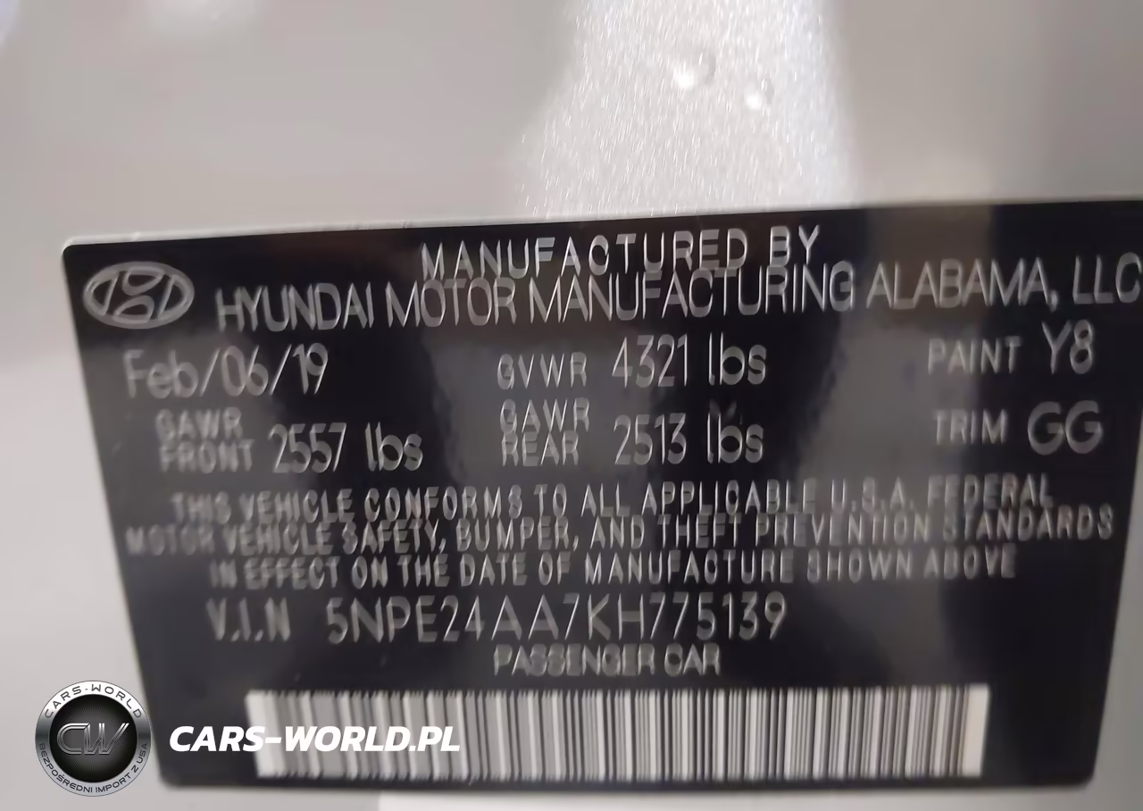 2019 Hyundai Sonata Eco VIN:5NPE24AA7KH775139 - 9