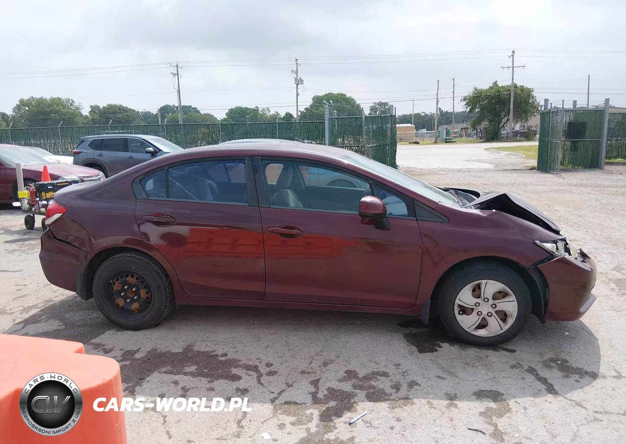 2013 Honda Civic Lx VIN:2HGFB2F57DH503935 - 14