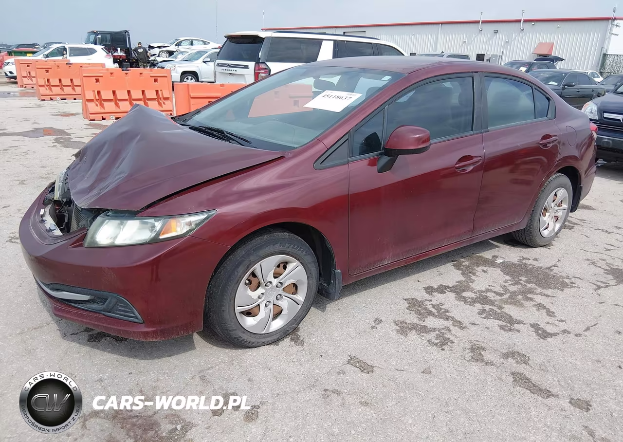 2013 Honda Civic Lx VIN:2HGFB2F57DH503935 - 2