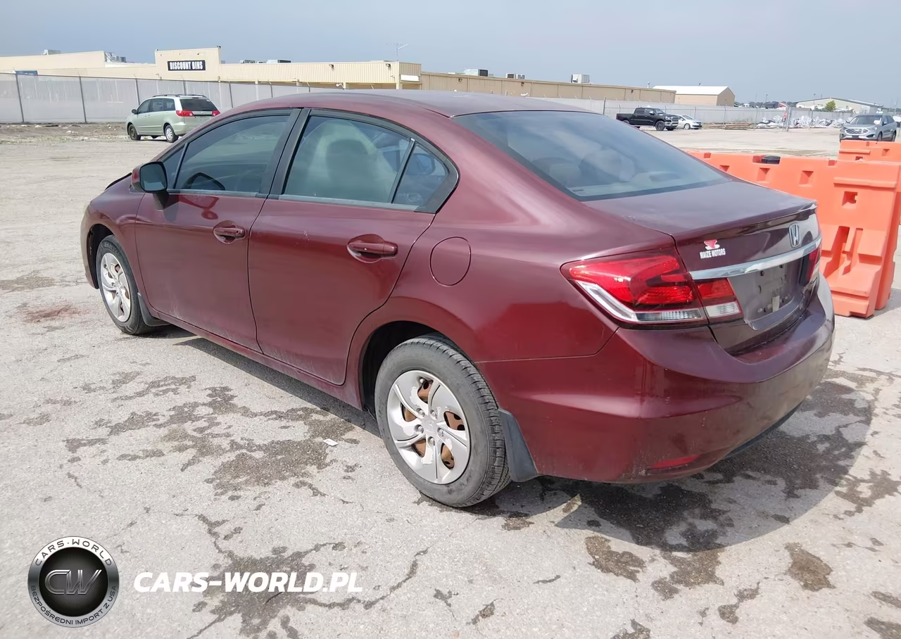 2013 Honda Civic Lx VIN:2HGFB2F57DH503935 - 3