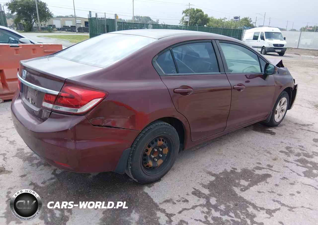 2013 Honda Civic Lx VIN:2HGFB2F57DH503935 - 4