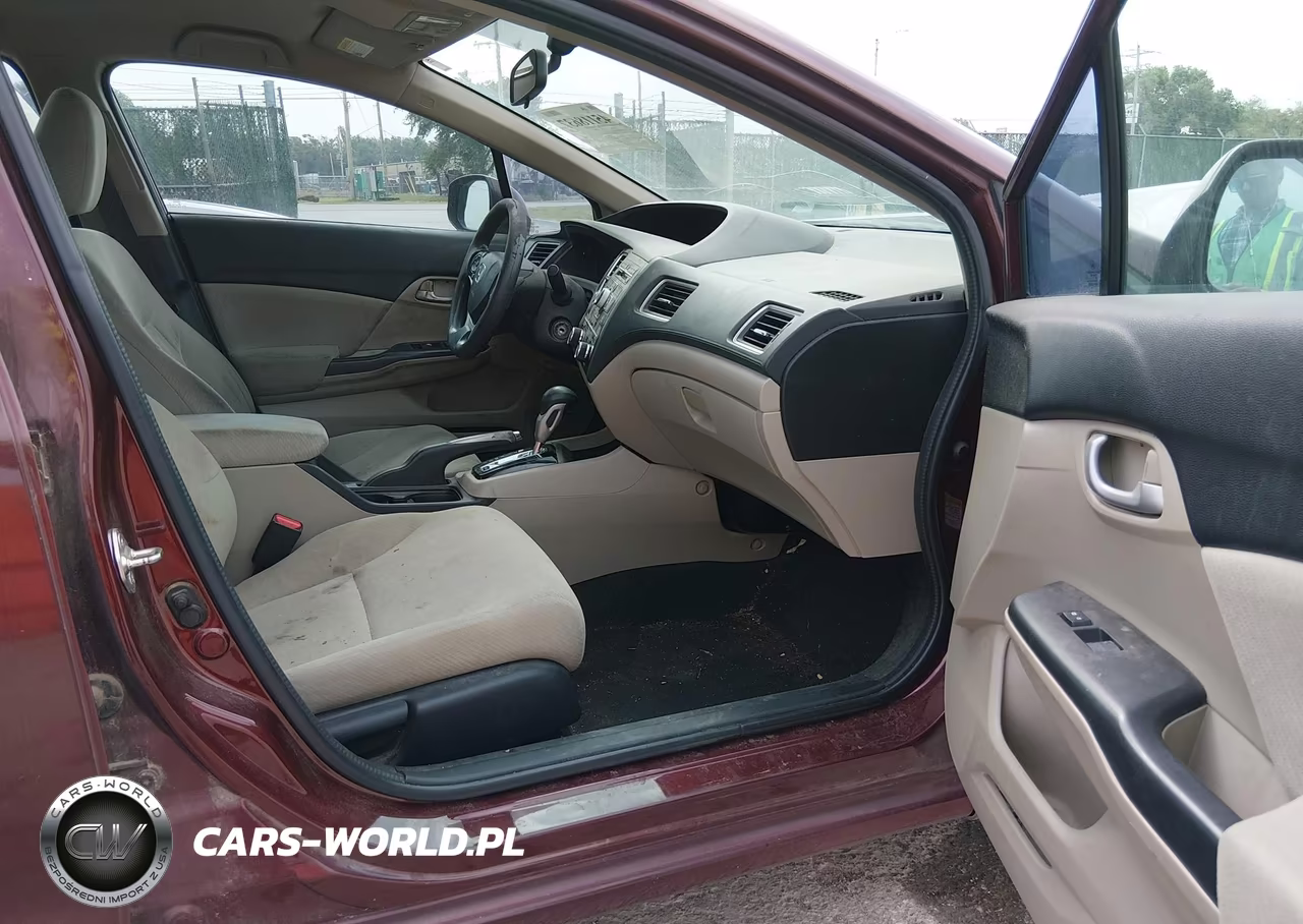2013 Honda Civic Lx VIN:2HGFB2F57DH503935 - 5