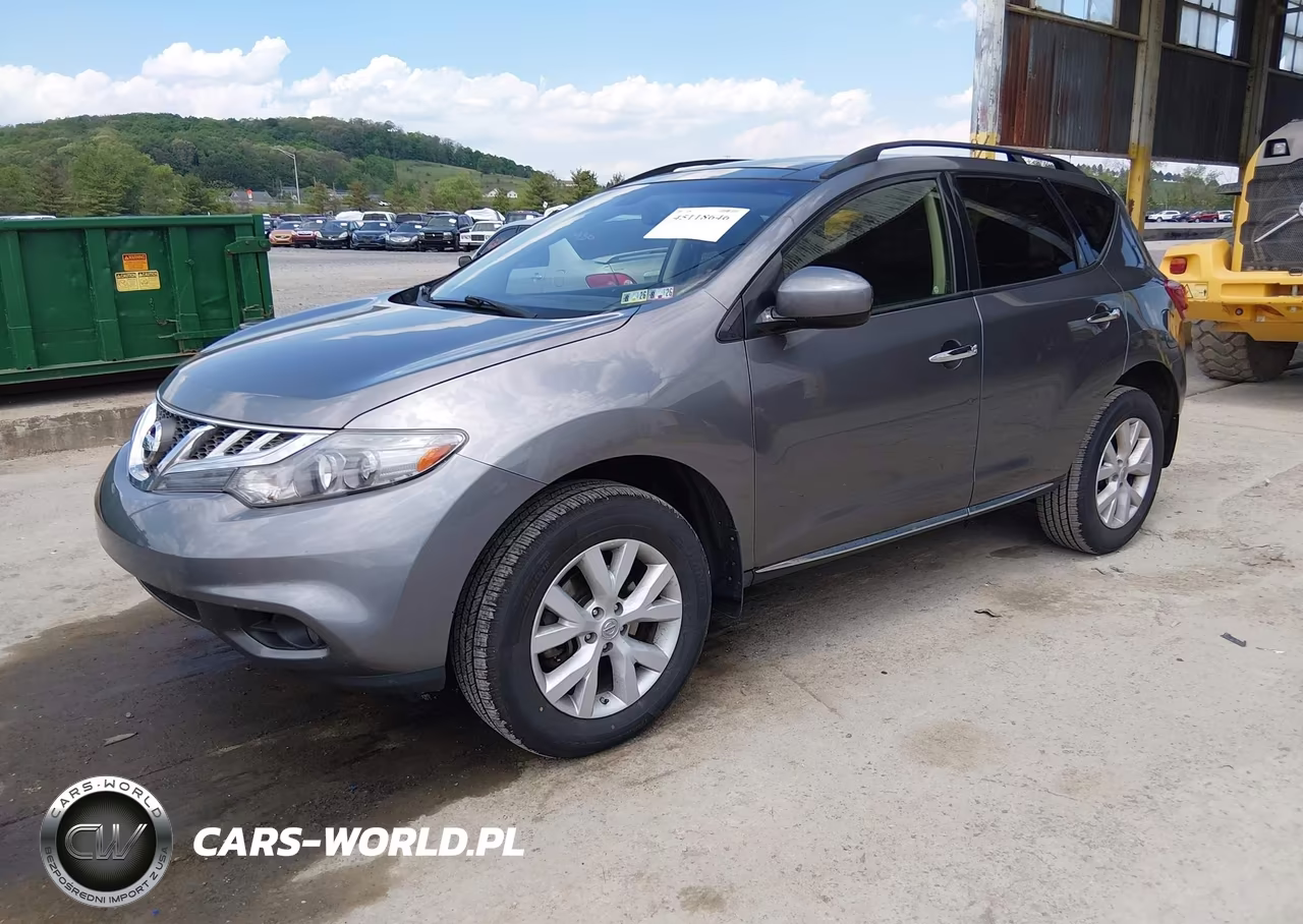 2014 Nissan Murano Sl VIN:JN8AZ1MW4EW526252 - 2