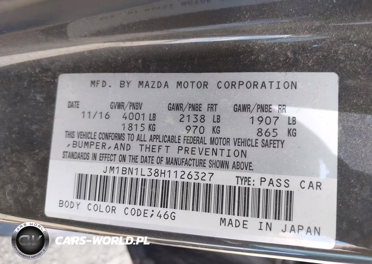 2017 Mazda Mazda3 Touring 2.5 VIN:JM1BN1L38H1126327 - 9