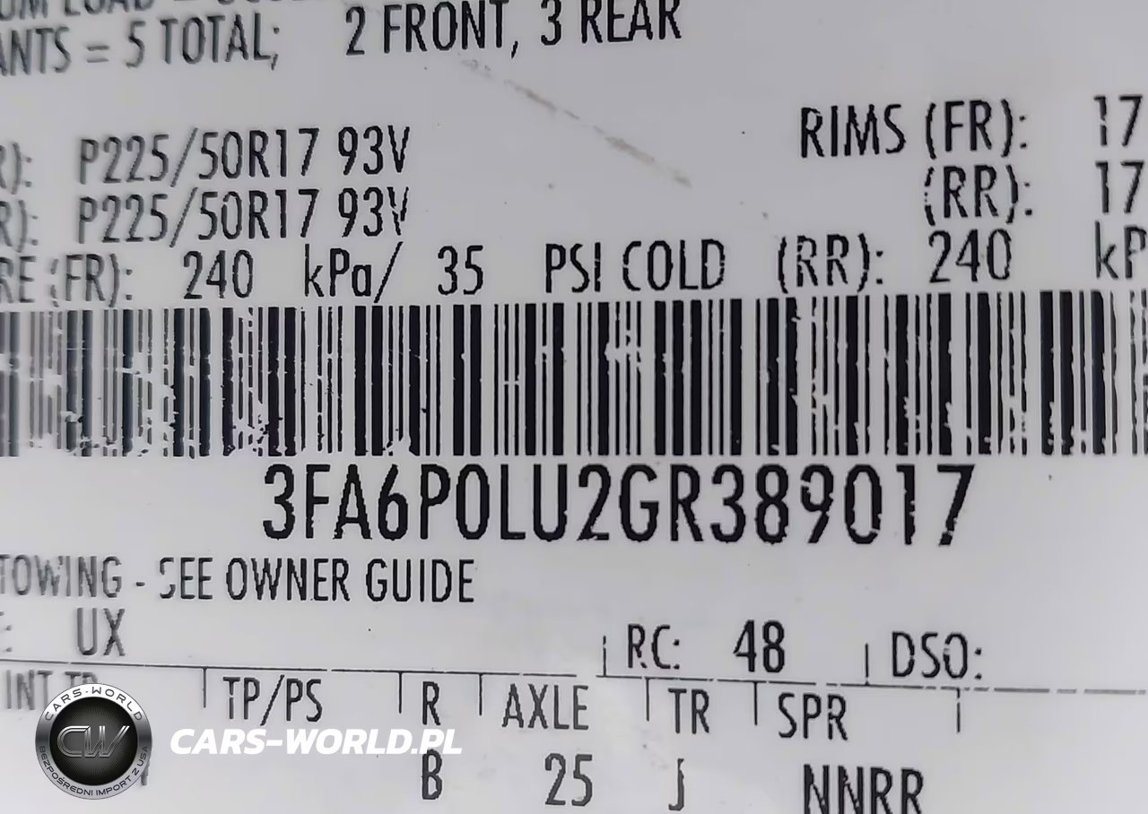 2016 Ford Fusion Hybrid Se VIN:3FA6P0LU2GR389017 - 9