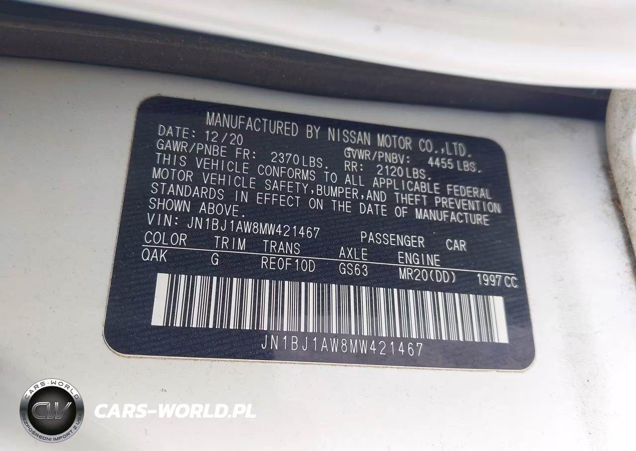 2021 Nissan Rogue Sport S Awd Xtronic Cvt VIN:JN1BJ1AW8MW421467 - 9