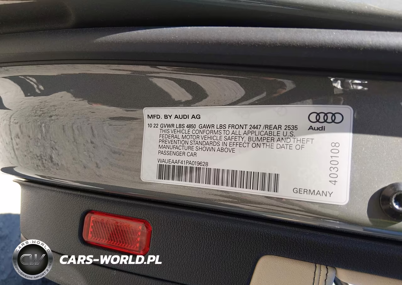 2023 Audi A4 Premium Plus 45 Tfsi S Line Quattro S Tronic VIN:WAUEAAF41PA019628 - 9