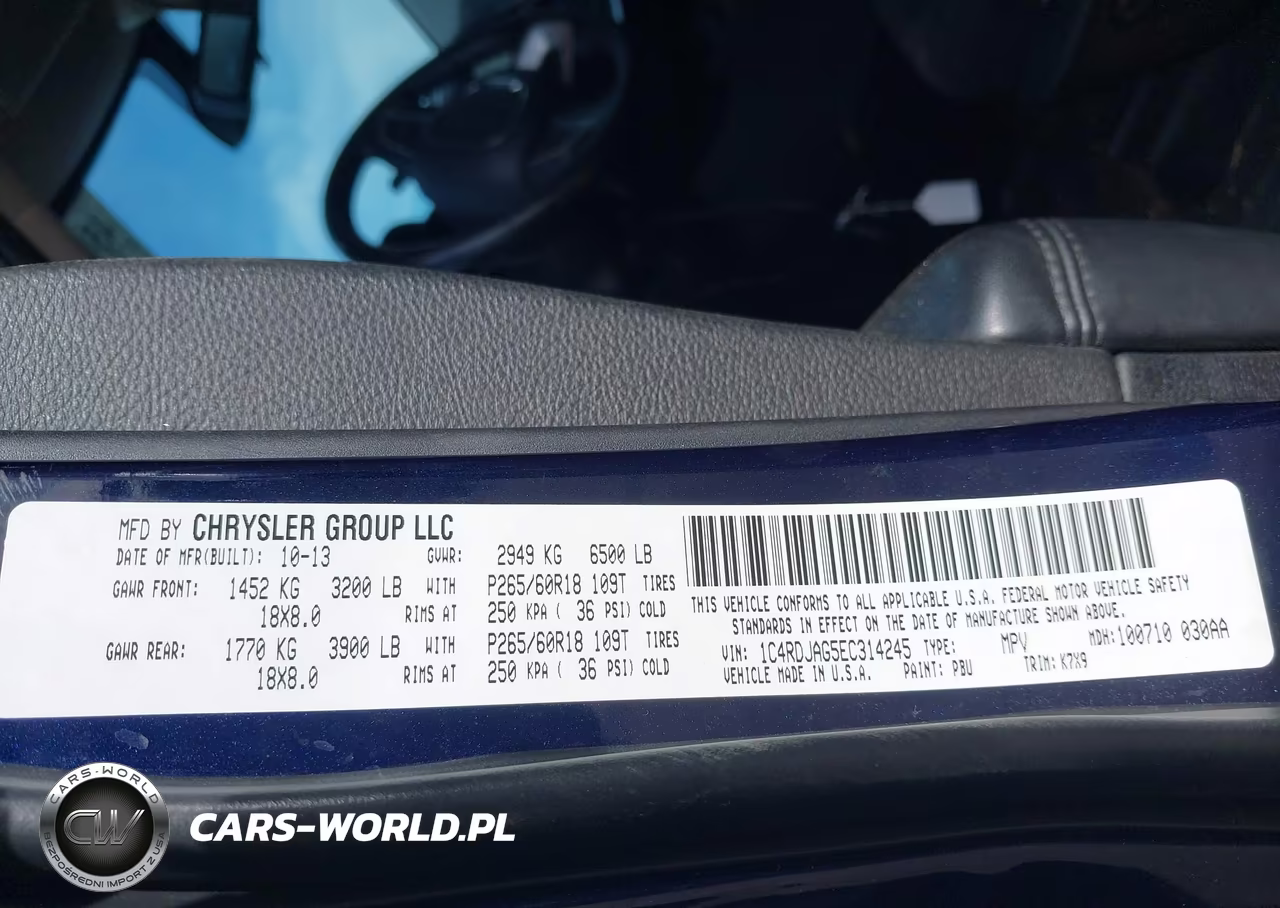 2014 Dodge Durango Sxt VIN:1C4RDJAG5EC314245 - 9