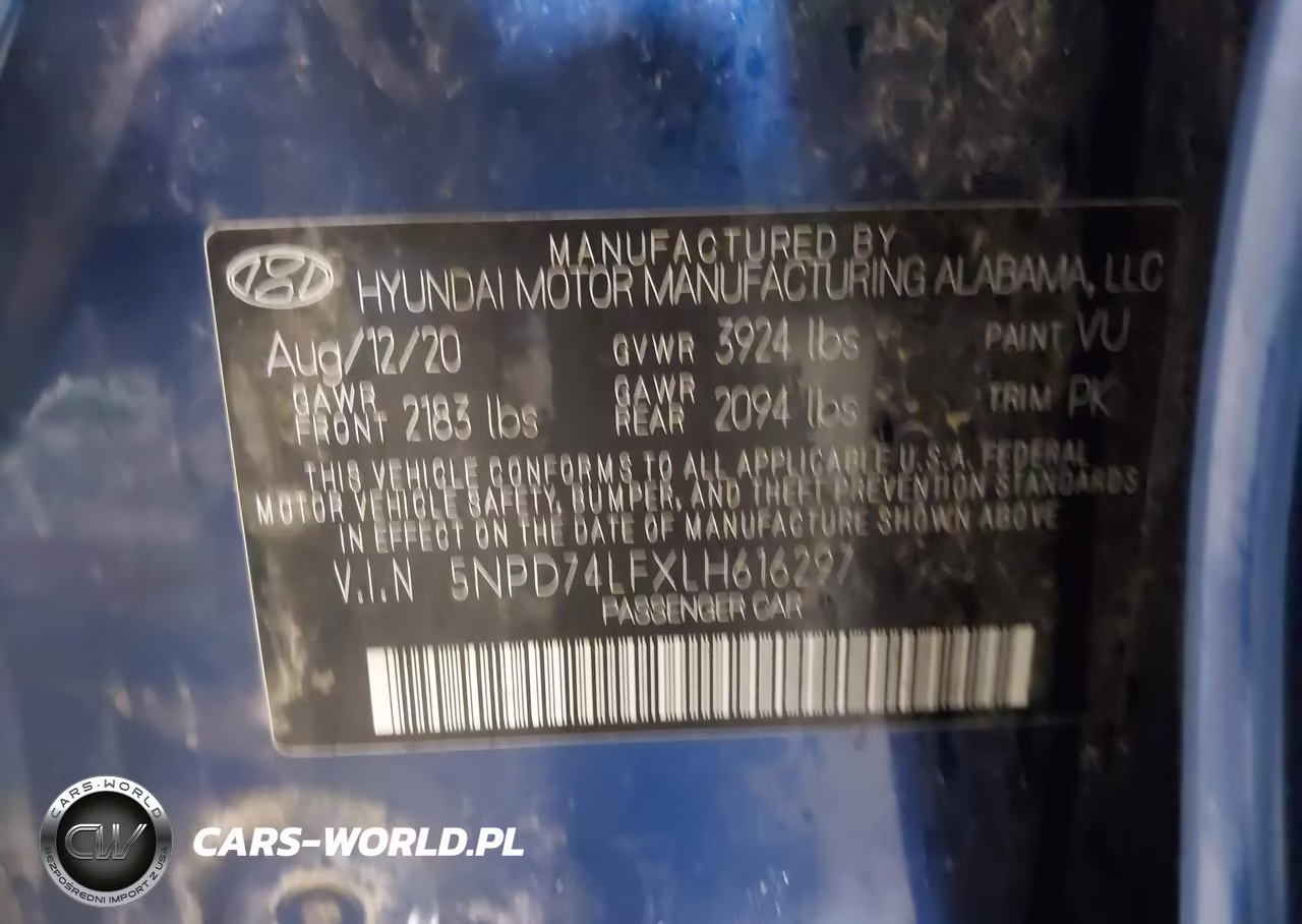 2020 Hyundai Elantra Se VIN:5NPD74LFXLH616297 - 9
