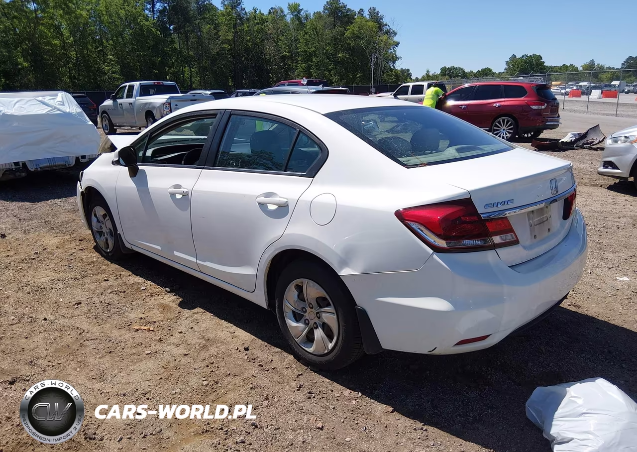2013 Honda Civic Lx VIN:2HGFB2F58DH590891 - 3