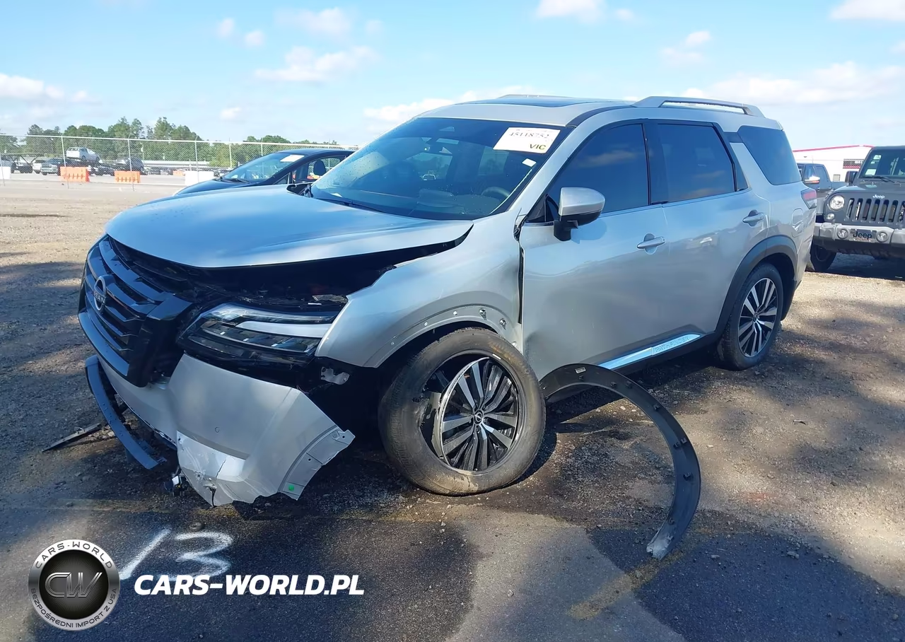 2025 Nissan Pathfinder Platinum Fwd VIN:5N1DR3DG1SC244284 - 2