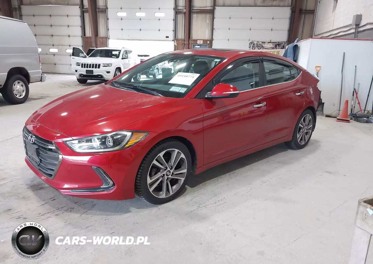 2017 Hyundai Elantra Limited VIN:5NPD84LF2HH089201 - 2