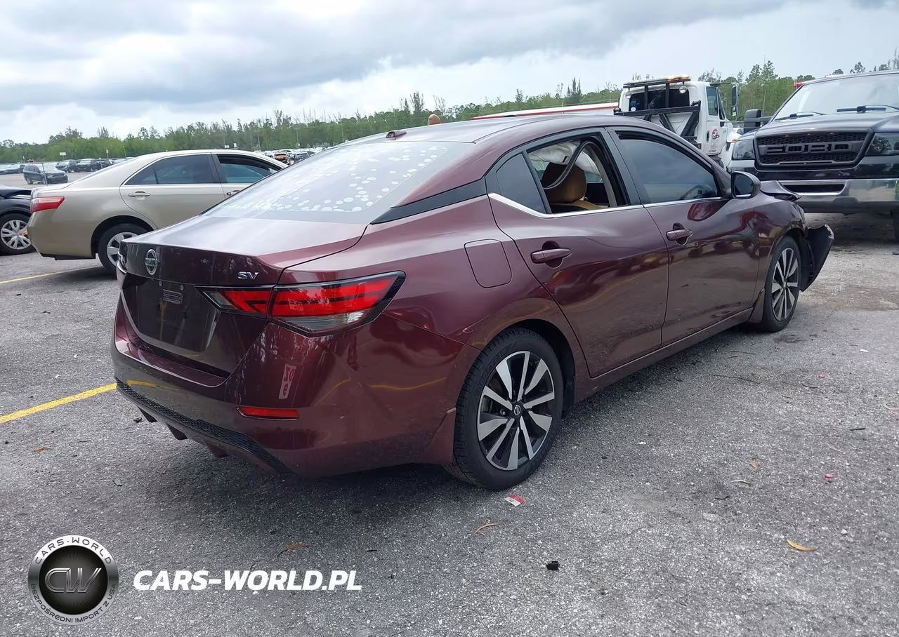 2021 Nissan Sentra Sv Xtronic Cvt VIN:3N1AB8CV6MY291378 - 4