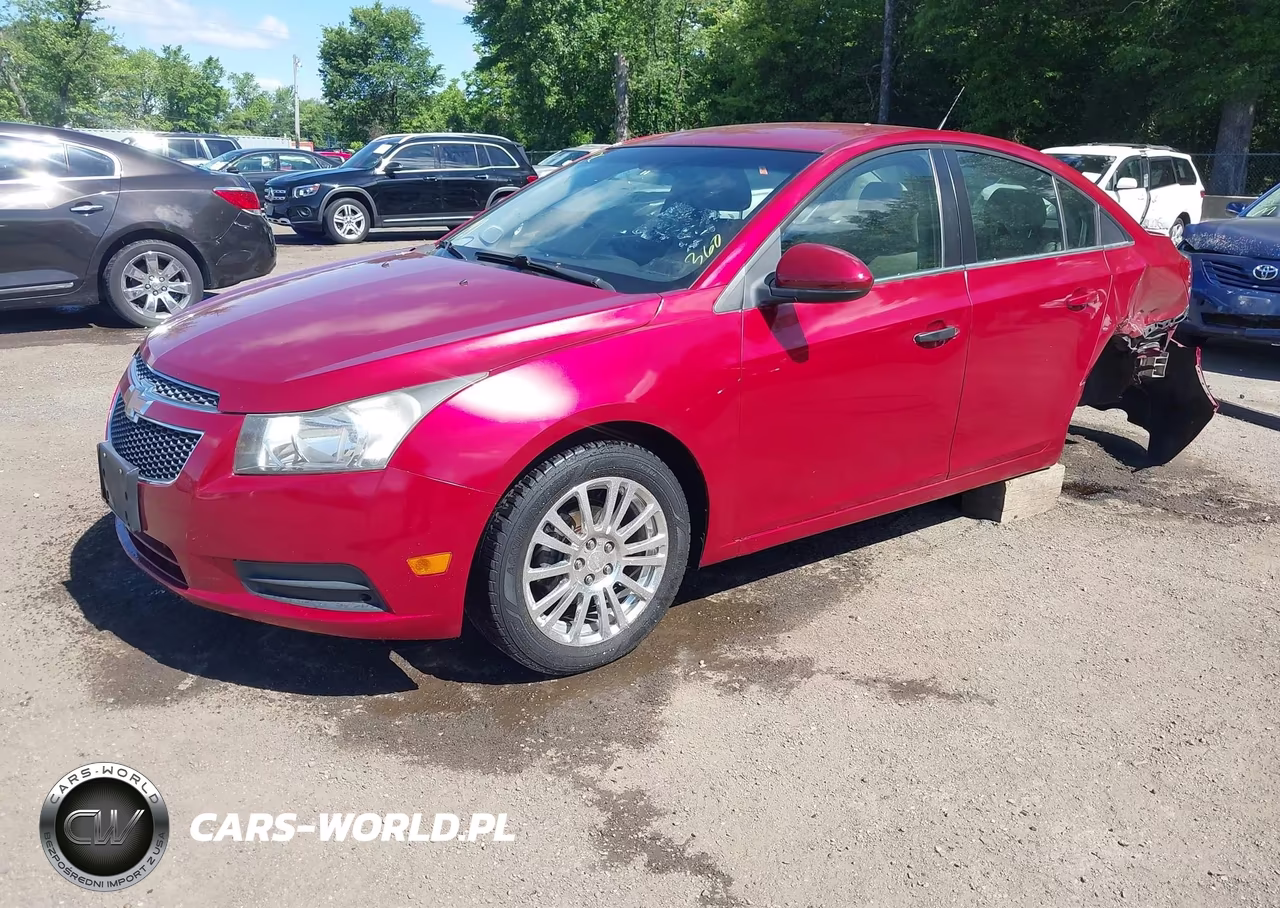 2012 Chevrolet Cruze Eco VIN:1G1PK5SC1C7280125 - 2