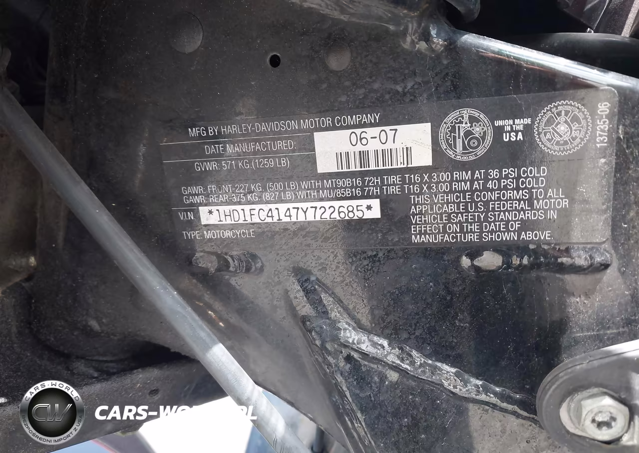 2007 Harley-Davidson Flhtcui VIN:1HD1FC4147Y722685 - 10