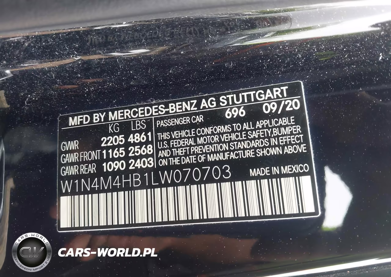 2020 Mercedes-Benz Glb 250 4Matic VIN:W1N4M4HB1LW070703 - 9
