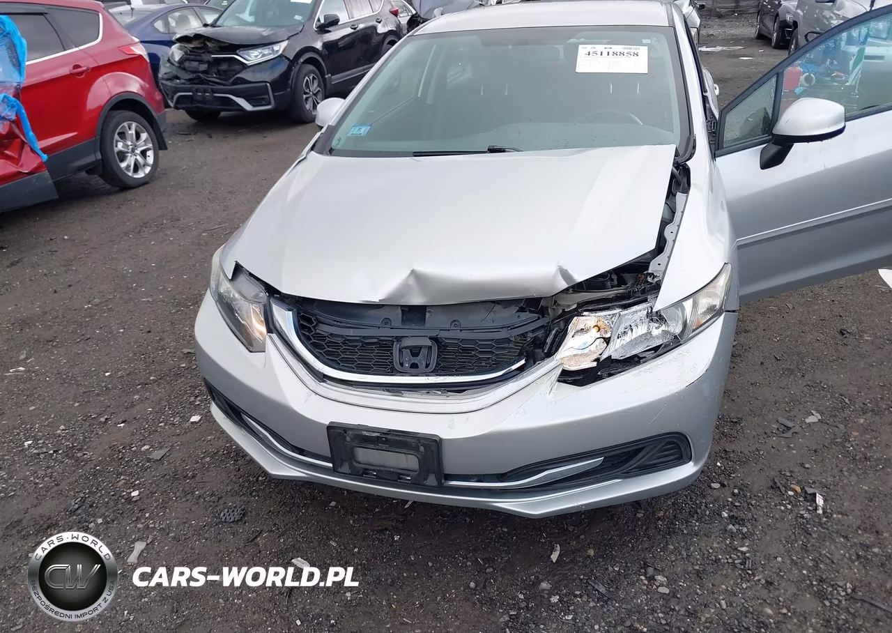 2013 Honda Civic Lx VIN:2HGFB2F54DH593402 - 6