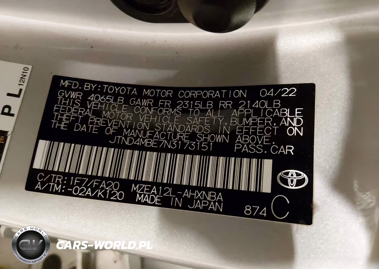 2022 Toyota Corolla Se VIN:JTND4MBE7N3173151 - 9