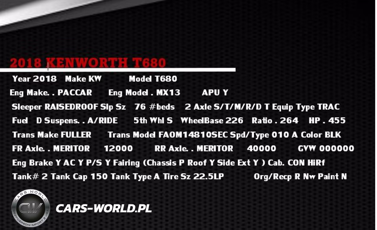 2018 Kenworth T680 VIN:1XKYDP9X1JJ214253 - 14