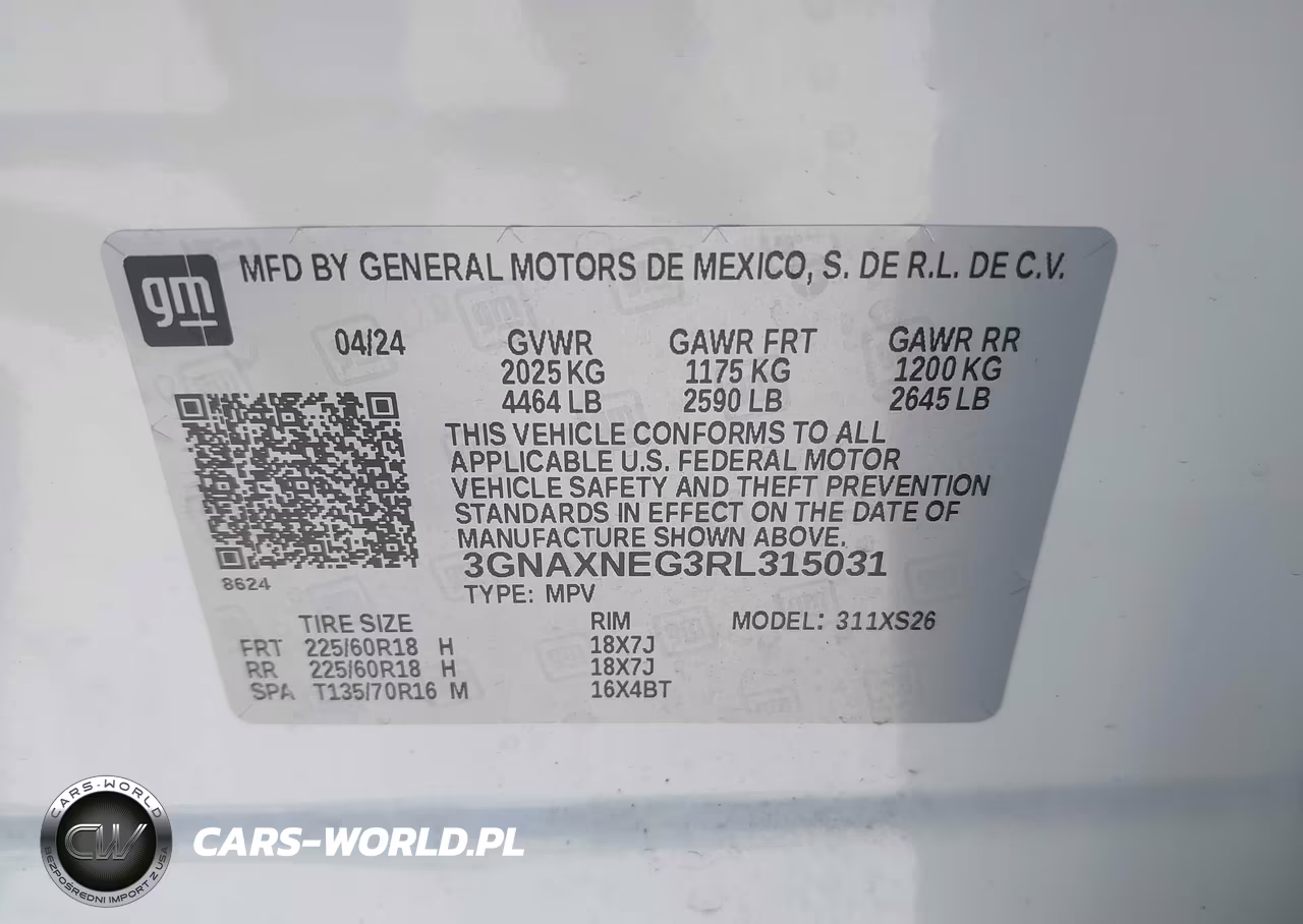 2024 Chevrolet Equinox Fwd Premier VIN:3GNAXNEG3RL315031 - 9